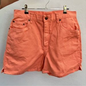 High waisted vintage denim shorts